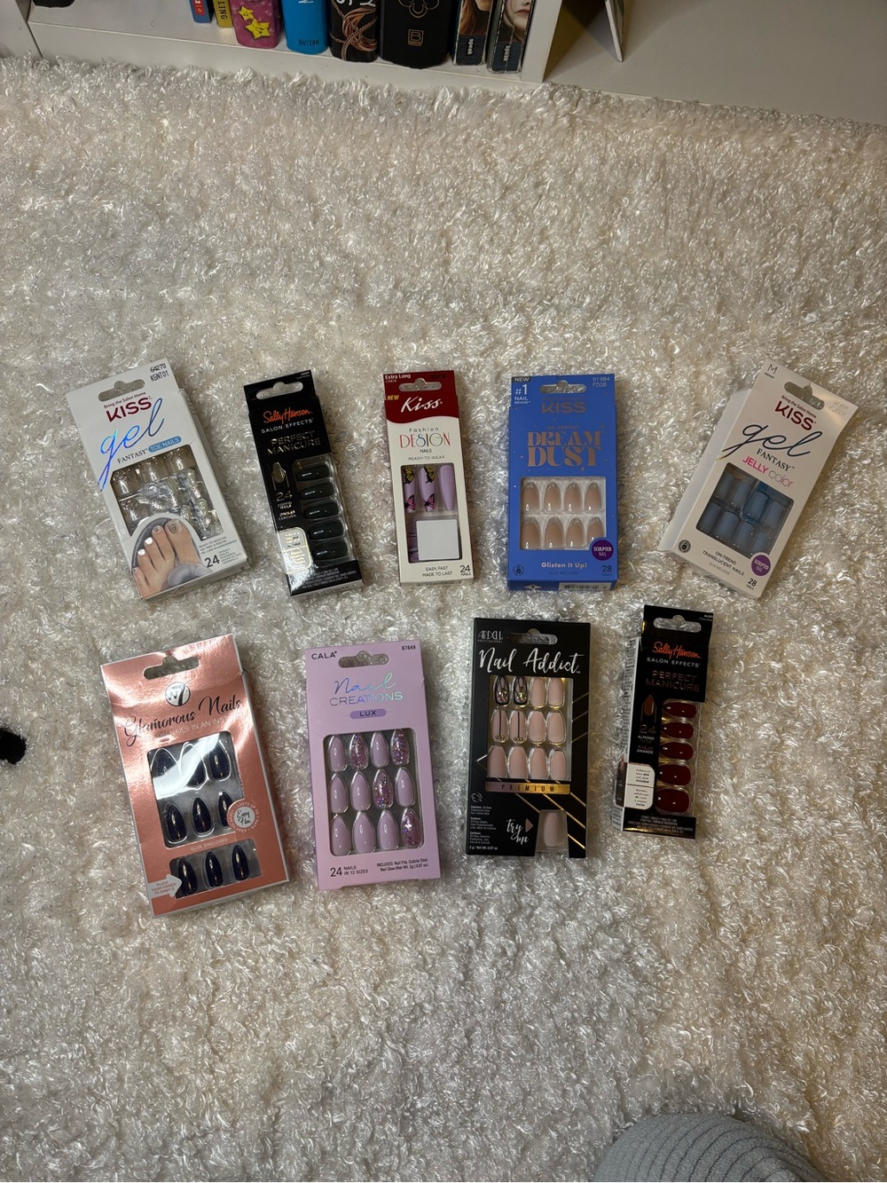 Assorted Press-on nails sets - Mixed Colors
